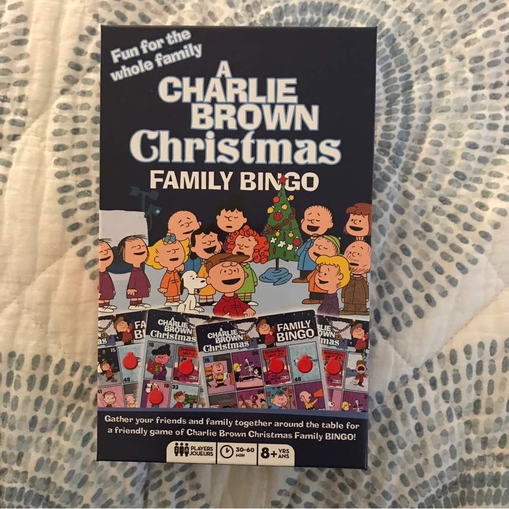 A Charlie Brown Christmas Family Bingo Game Used